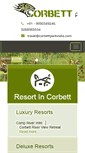 Mobile Screenshot of corbettparkindia.com